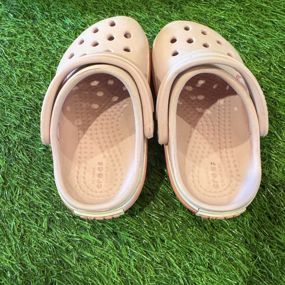 Light Pink Crocs Clogs - Picture 2 of 4